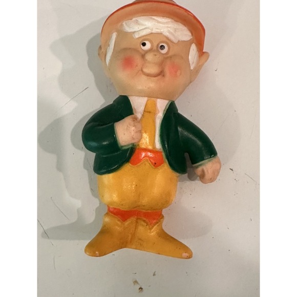 Vintage Keebler Elf 1974 Plastic Toy Vinyl Figurine Figure Ernie Advertising Toy - Picture 4 of 4